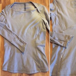 Lululemon Kanto Catch Me Herringbone Long Sleeve